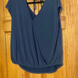 Green envelope v neck tshirt